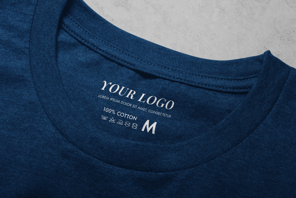 Printed labels &ndash; printing brand and size information without a traditional sewn-in label