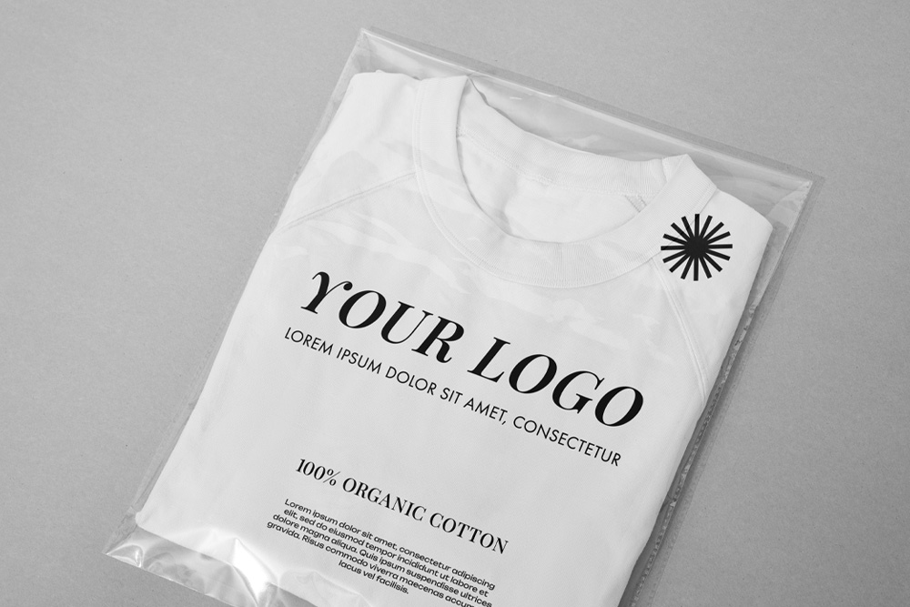 Printed polybags &ndash; plastic bags with printed branding used to group products