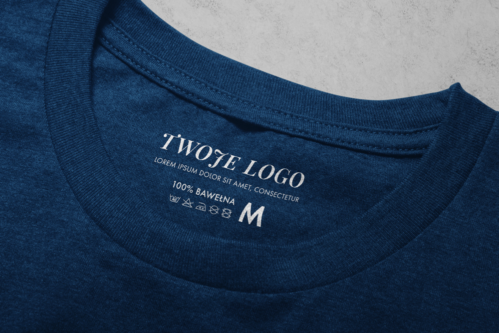 Metki drukowane – nadruk informacji o marce i rozmiarze bez klasycznej wszywanej metki.