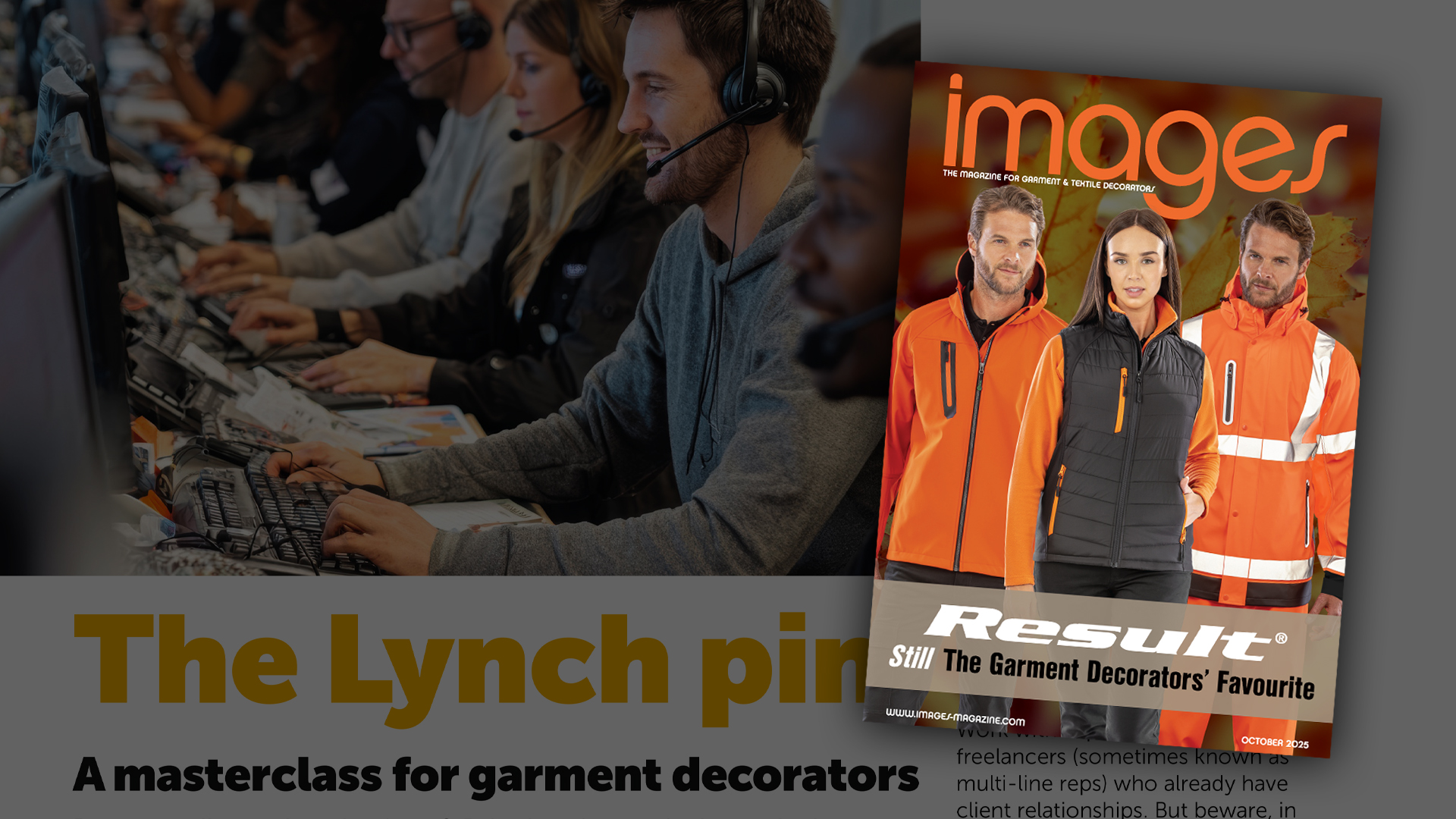 The Lynch pin: A masterclass for garment decorators