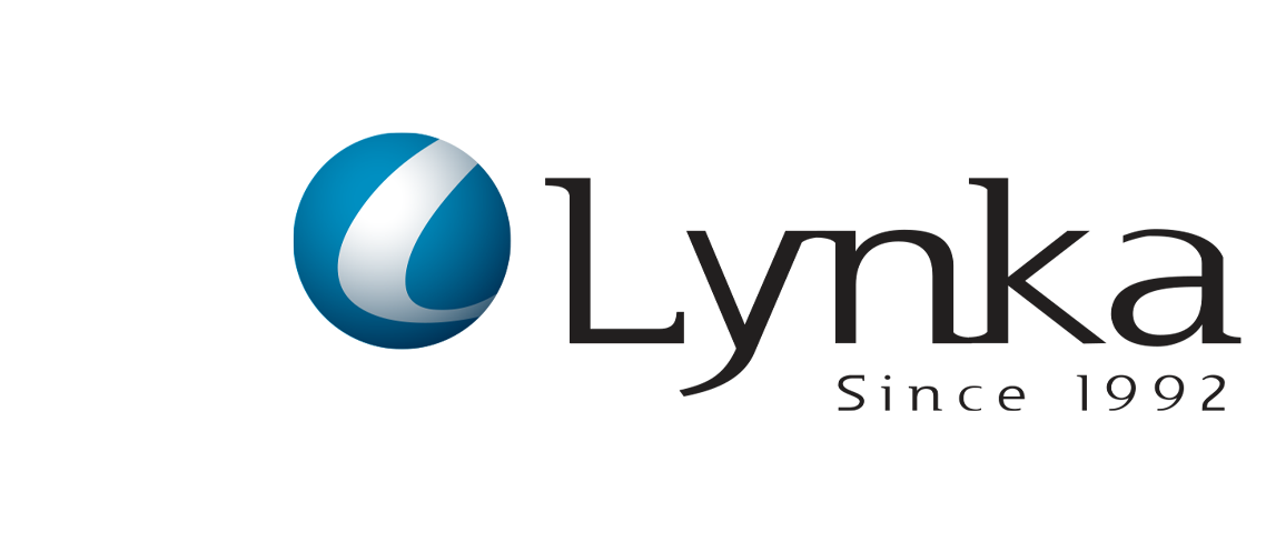 Lynka Logo mit Unternehmensinformationen und Bankverbindungen für Überweisungen.