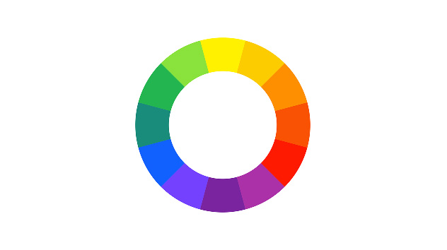 Koło kolor&oacute;w pokazujące r&oacute;żnice w przestrzeni barwnej używanej w projektach graficznych